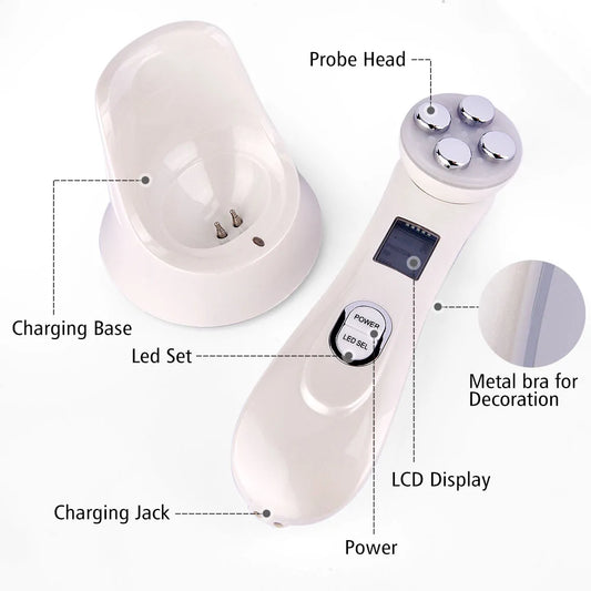 5-in-1 LED Skin Tightening Beauty Device